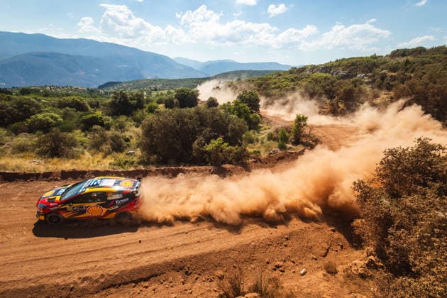 AUTO - WRC, Motorsport Rallye, WM - ACROPOLIS RALLY GREECE 2026 58 FLANDY, Konstantinos STEFANIS, Ford Fiesta Rally3, action during the 2026 Acropolis Rally Greece, 8th round of the 2026 WRC World Rally Car Championship, from June 25 to 28, 2026 at Loutraki, Greece - LoutrakiGreece  Copyright: xNikosxKatikisx