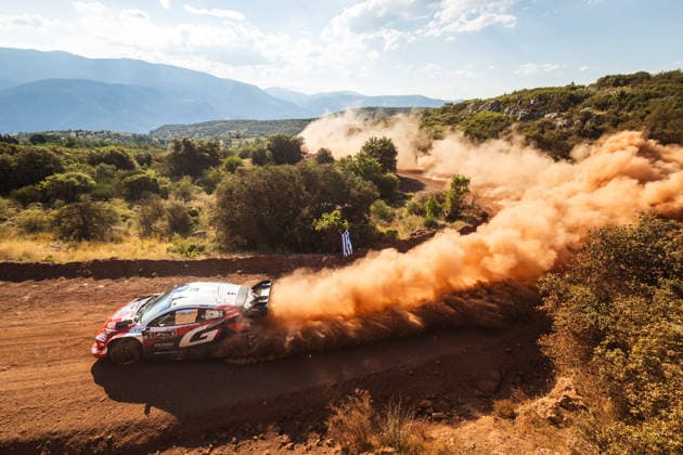 AUTO - WRC, Motorsport Rallye, WM - ACROPOLIS RALLY GREECE 2026 05 Sami PAJARI, Marko SALMINEN, Toyota GR Yaris Rally1, action during the 2026 Acropolis Rally Greece, 8th round of the 2026 WRC World Rally Car Championship, from June 25 to 28, 2026 at Loutraki, Greece - LoutrakiGreece  Copyright: xNikosxKatikisx