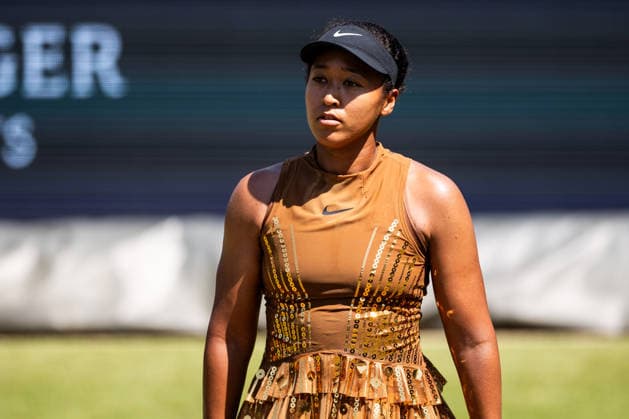 BAD HOMBURG, GERMANY - JUNE 26: Naomi Osaka (JPN) during the Bad Homburg Open powered by Solarwatt Singles match between Xinyu Wang (CHN) vs Naomi Osaka (JPN) at Kurpark Bad Homburg on June 26, 2026 in Bad Homburg, Germany. Hessen Germany Copyright: xSteffiexWunderlx