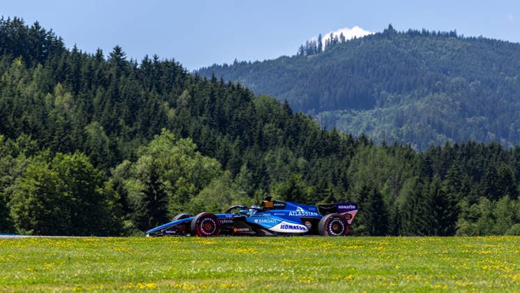 MOTORSPORTS, FORMULA 1 - GP of Austria 2026 SPIELBERG,AUSTRIA,26.JUN.26 - MOTORSPORTS, FORMULA 1 - Grand Prix of Austria, Red Bull Ring, free practice. Image shows Luke Browning (GBR Williams).  GEPAxpictures xGabrielxLopez