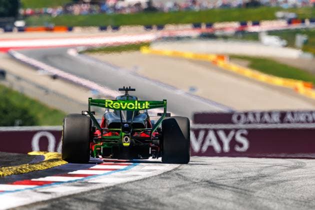 Paul Aron (Audi) mit seinem Auto auf der Strecke, Grosser Preis von Oesterreich, Motorsport, Formel 1, Saison 2026, 26.06.2026 Grosser Preis von Oesterreich, Motorsport, Formel 1, Saison 2026, 26.06.2026 *** Paul Aron driving his Audi on the track, Austrian Grand Prix, motorsports, Formula 1, 2026 season, June 26, 2026 Austrian Grand Prix, motorsports, Formula 1, 2026 season, June 26, 2026 Copyright: xEibner-Pressefoto AlexanderxNeisx EP_ANS