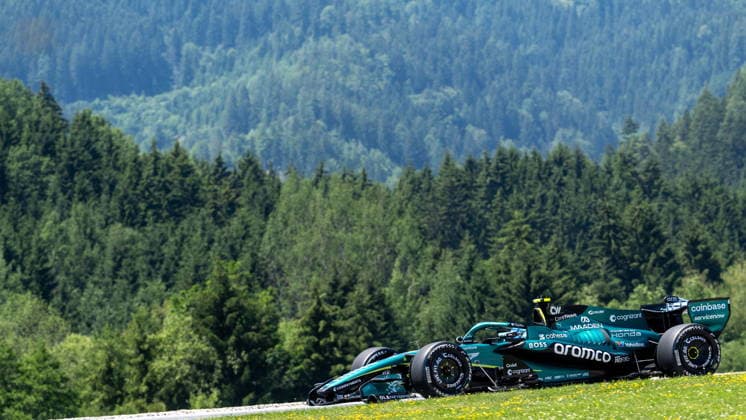 IPA86090052 - No. 14 Fernando Alonso (SPA) AMR26 Aston Martin Aramco F1 Team during the 2026 Austrian Grand Prix, Formula 1 Championship in Austria, Austria, June 26, 2026  Copyright: xOttoxMoretti IPAxSportx xx 86090052