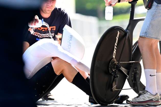 Belgian 2026 National Championship Maarkedal 26 06 2026 MAARKEDAL, BELGIUM - JUNE 26 : Van Loock Hanne Individueel (Provincie Vlaams-Brabant) during the Women Elite Individual Time Trial of the 2026 Belgian National Championships 00st edition an UCI National Championships cycling race of 20 km with start in Maarkedal and finish in Maarkedal on June 26, 2026 in Maarkedal, Belgium, 26 06 2026 Maarkedal Belgium  Copyright: xVincentxKalutx