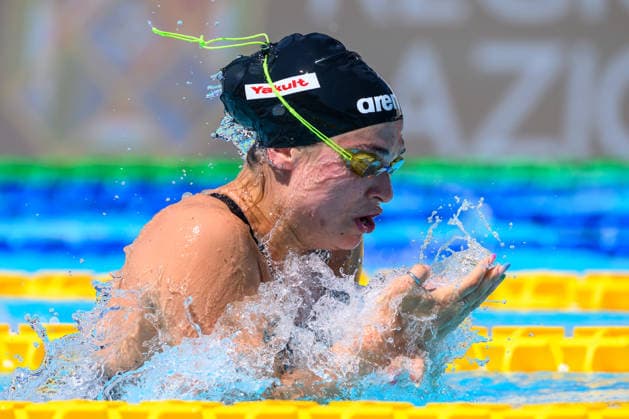Benedetta Pilato of Italy competes in the 100m Breaststroke Women Heats during the 62nd Settecolli swimming meeting at Stadio del Nuoto in Rome (Italy), June 26, 2026. andreaxstaccioli