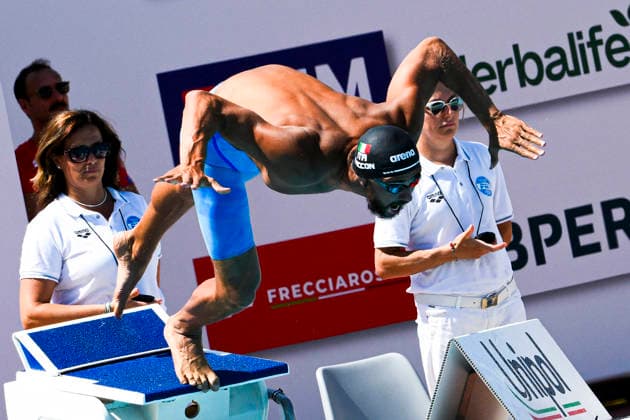 Thomas Ceccon of Italy 100m Butterfly Men Heats during the 62nd Settecolli swimming meeting at Stadio del Nuoto in Rome (Italy), June 26, 2026. ElisaxStaccioli