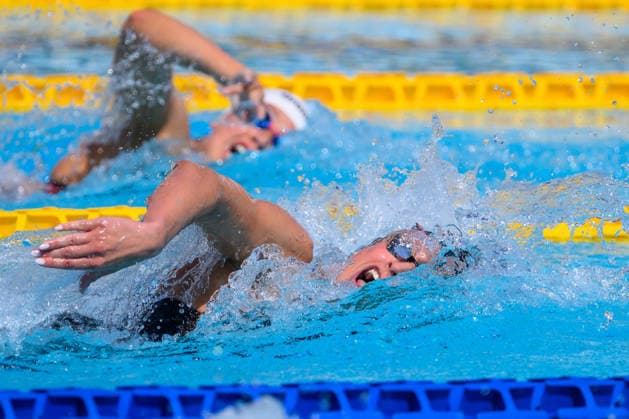 Anna Chiara Mascolo of Italy competes in the 200m Freestyle Women Heats during the 62nd Settecolli swimming meeting at Stadio del Nuoto in Rome (Italy), June 26, 2026. andreaxstaccioli