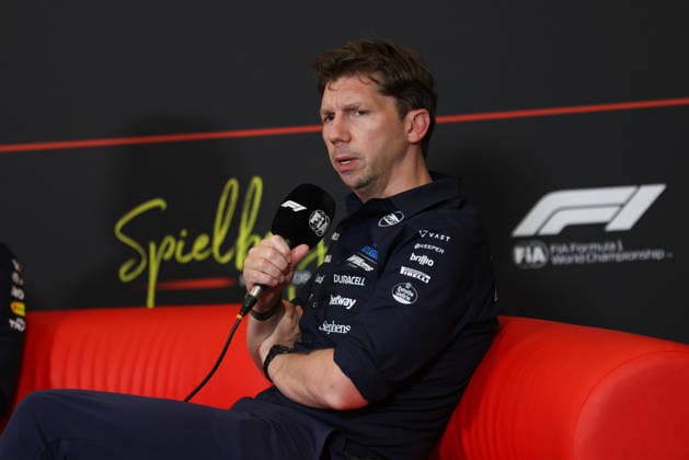 F1 - AUSTRIAN GRAND PRIX 2026 press conference, PK, Pressekonferenz VOWLES James, Team Principal of Williams F1 Team, portrait during the Formula 1 Austrian Grand Prix 2026, 8th round of the 2026 Formula One World Championship, WM, Weltmeisterschaft from June 26 to 28, 2026 on the Red Bull Ring, in Spielberg, Austria - SpielbergAustria  Copyright: xANTONINxVINCENTx