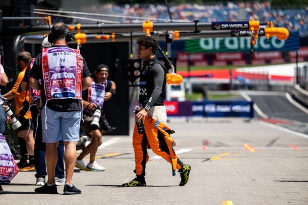F1 - AUSTRIAN GRAND PRIX 2026 NORRIS Lando (gbr), McLaren F1 Team MCL40, portrait during the Formula 1 Austrian Grand Prix 2026, 8th round of the 2026 Formula One World Championship, WM, Weltmeisterschaft from June 26 to 28, 2026 on the Red Bull Ring, in Spielberg, Austria - SpielbergAustria  Copyright: xALBERTOxVIMERCATIx