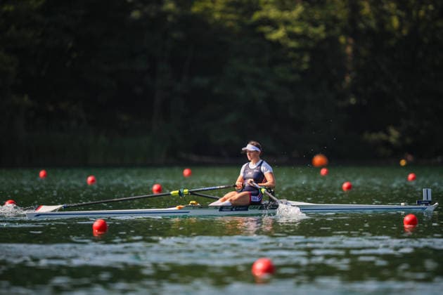 RECORD DATE NOT STATED 26th June 2026; Lucerne, Switzerland; World Rowing Cup Day One; Great Britain - Womens Single Sculls (W1x) - Heat 1 AnthonyxBenoit