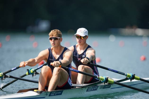 RECORD DATE NOT STATED 26th June 2026; Lucerne, Switzerland; World Rowing Cup Day One; Great Britain - Mens Double Sculls (M2x) - Heat 2 AnthonyxBenoit