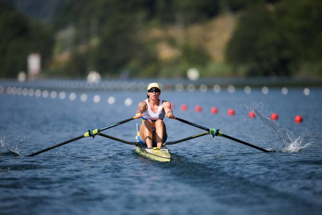 RECORD DATE NOT STATED 26th June 2026; Lucerne, Switzerland; World Rowing Cup Day One; Ukraine - Womens Single Sculls (W1x) - Heat 1 AnthonyxBenoit
