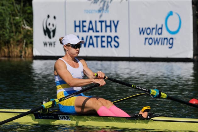 RECORD DATE NOT STATED 26th June 2026; Lucerne, Switzerland; World Rowing Cup Day One; Ukraine - Womens Single Sculls (W1x) - Heat 2 AnthonyxBenoit