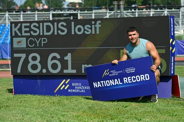 Croatia, Zagreb, 260626. Sportski park Mladost. Zagreb Meeting, 76th Boris Hanzekovic memorial. In the photo: Iofis Kesidis. Photo: Ronald Gorsic CROPIX Zagreb Croatia Copyright: xxRonaldxGorsicx rg-zagreb_meeting26-260626_2