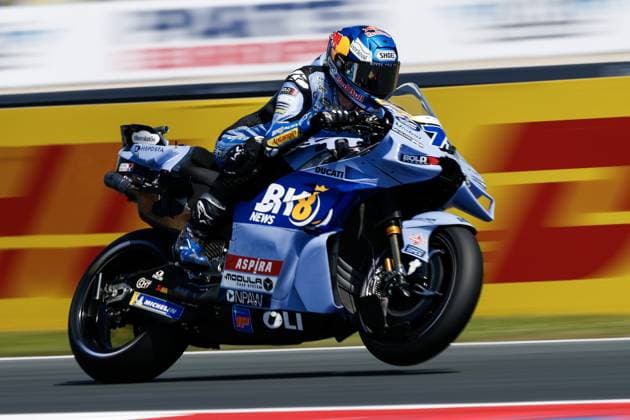 ASSEN - Alex Marquez (SPA) on his Ducati during Moto GP practice ahead of the 95th edition of the Assen TT. VINCENT JANNINK ANP xVIxANPxSportx xxANPxIVx 562063322 originalFilename: 562063322.jpg
