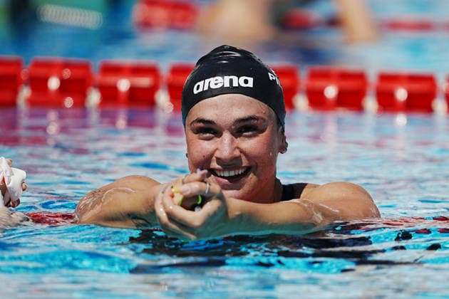 Benedetta Pilato from Italy at the 62 th Trofeo Settecolli at Foro Italico in Rome, Italy Friday, June 26, 2026. - swimming .  Copyright: xGianxMattiaxD Alberto LaPressex