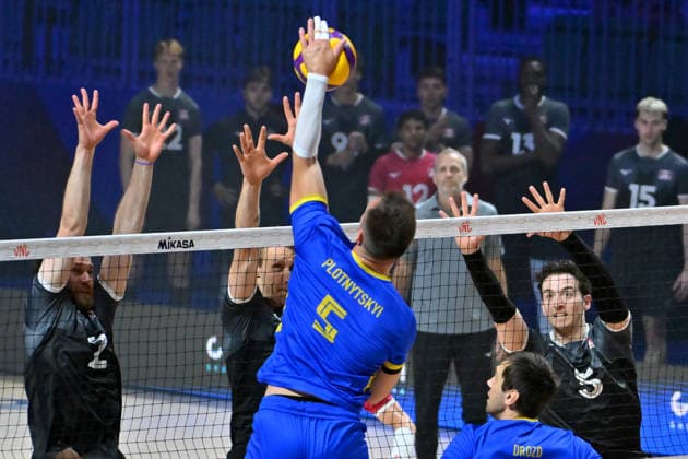 Volleyball, FIVB Nations League, Ukraine v Canada