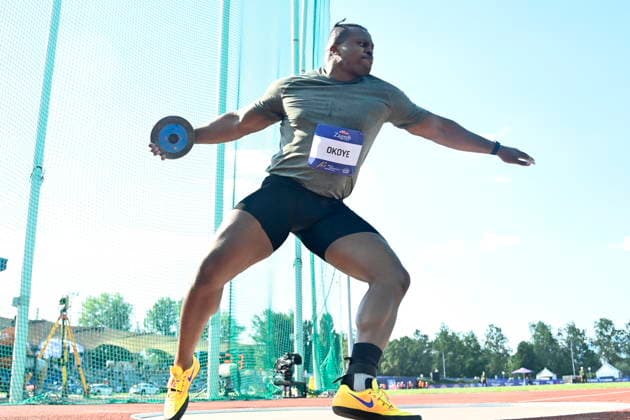 Croatia, Zagreb, 260626. Sportski park Mladost. Zagreb Meeting, 76th Boris Hanzekovic memorial, discus throw. In the photo: Lawrence Okoye. Photo: Ronald Gorsic CROPIX Zagreb Croatia Copyright: xxRonaldxGorsicx xCROPIXx xSIPAx rg-zagreb_meeting40-260626