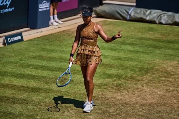 June 26, 2026, Bad Homburg, Hessen, Germany: Naomi Osaka of Japan reacts on Court during the BAD HOMBURG OPEN powered by SOLARWATTT- WTA500 - Womens Tennis, 26.6.2026 in Bad Homburg (Tennis-Club Bad Homburg), Germany Tennis 2026: WTA, Tennis Damen Bad Hombug Open: Semifinal Singles: OSAKA 6:3 6:3 WANG  - ZUMAs343 20260626_zsp_s343_027 Copyright: xMathiasxSchulzx