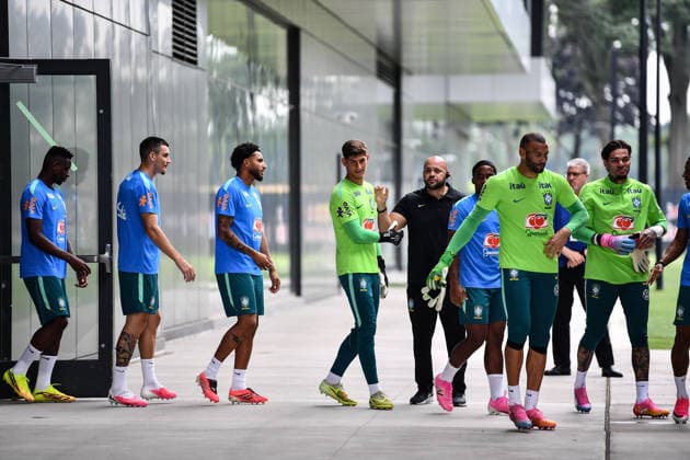Brazilian Team enters training at their New Jersey base the Columbia Park Training Facility in Morristown, NJ, United States. (Photo by Rebekah Wynkoop SPP)  Copyright: xRebekahxWynkoop SPPx Sportspressphoto_SPR177436