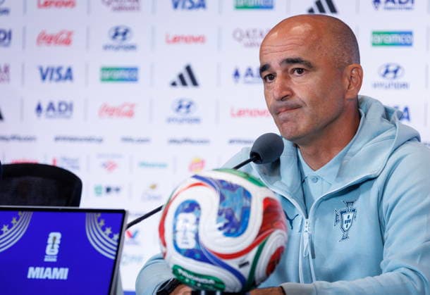 FIFA World Cup, WM, Weltmeisterschaft, Fussball 2026 - Portugal press conference, PK, Pressekonferenz Portugal head coach Roberto Martinez attends a press conference one day ahead of the FIFA World Cup 2026 group stage match between Colombia and Portugal in Miami, Florida, USA, 26 June 2026. MIAMI United States  Copyright: xCRISTOBALxHERRERA-ULASHKEVICHx