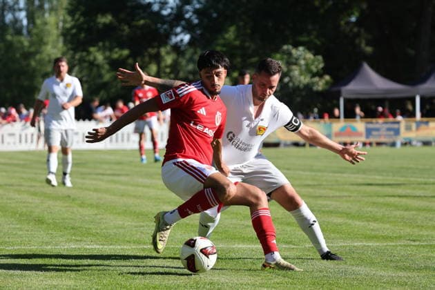 Football, friendly match, SV Lok Calau v FC Energie Cottbus