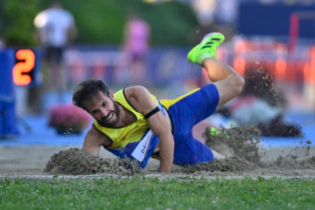 Croatia, Zagreb, 260626. Sportski park Mladost. Zagreb Meeting, 76th Boris Hanzekovic Memorial, long jump. In the photo: Eusebio Caceres. Photo: Ronald Gorsic CROPIX Zagreb Croatia Copyright: xxRonaldxGorsicx rg-zagreb_meeting107-260626