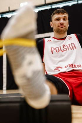 Krakow 26.06.2026 KOSZYKOWKA KOSZKADRA REPREZENTACJA POLSKI TRENING - - - BASKETBALL POLISH national team, Nationalteam PRACTICE PRACTISE NZ Michal Michalak , FOT. WOJCIECH FIGURSKI 058SPORT.PL NEWSPIX.PL --- newspix.pl  FOT. WOJCIECH FIGURSKI 058SPOR