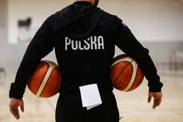 Basketball, World Cup qualifiers, Poland national team, training
