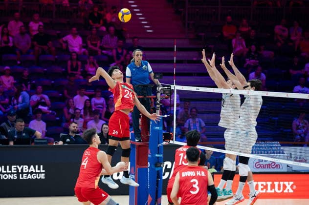 GLIWICE 26.06.2026 SIATKOWKA LIGA NARODOW MEZCZYZN MECZ CHINY ARGENTYNA --- VNL FIVB MENS VOLLEYBALL NATIONS LEAGUE MATCH CHINA VS ARGENTINA NZ BAOQI YANG FOT. MARCIN GOLBA NEWSPIX.PL NEWSPIX.PL --- newspix.pl 