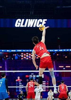 GLIWICE 26.06.2026 SIATKOWKA LIGA NARODOW MEZCZYZN MECZ CHINY ARGENTYNA --- VNL FIVB MENS VOLLEYBALL NATIONS LEAGUE MATCH CHINA VS ARGENTINA NZ LEI LI FOT. MARCIN GOLBA NEWSPIX.PL NEWSPIX.PL --- newspix.pl 