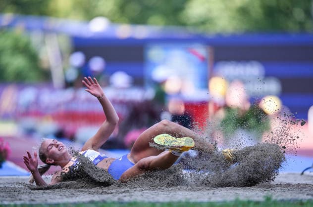 76th Boris Hanzekovic Memorial Maja Askag of Sweden competes in the Women s Triple Jump during the 76th Boris Hanzekovic Memorial, part of the World Athletics Continental Tour Gold 2026 at Sports Park Mladost on June 26, 2026 in Zagreb, Croatia.  IgorxSoban PIXSELL