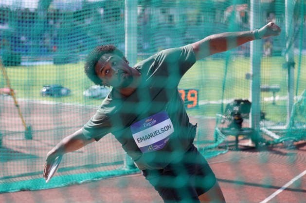 76th Boris Hanzekovic Memorial Shaquille Emanuelson of Netherlands competes in Men s Discus Throw during the 76th Boris Hanzekovic Memorial, part of the World Athletics Continental Tour Gold 2026 at Sports Park Mladost on June 26, 2026 in Zagreb, Croatia.  IgorxSoban PIXSELL
