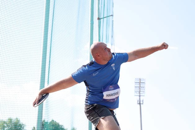 76th Boris Hanzekovic Memorial Martin Markovic of Croatia competes in Men s Discus Throw during the 76th Boris Hanzekovic Memorial, part of the World Athletics Continental Tour Gold 2026 at Sports Park Mladost on June 26, 2026 in Zagreb, Croatia.  IgorxSoban PIXSELL