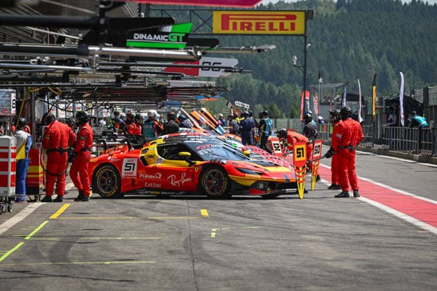 AUTOMOBILE : 24 Heures de SPA Francorchamps - 26 06 2026 51 AF Corse (ITA) Ferrari 296 GT3 EVO (PRO) driven by Alessio ROVERA (ITA) Nicklas NIELSEN (DEN) Tommaso MOSCA (ITA), during the CrowdStrike 24 Hours of SPA, 4th round of the GT World Challenge Europe Championship (SRO) on the SPA Francorchamps circuit in Belgium The 26th June 2026. SPA-FRANCORCHAMPSBelgium  Copyright: xMPSxAGENCYx
