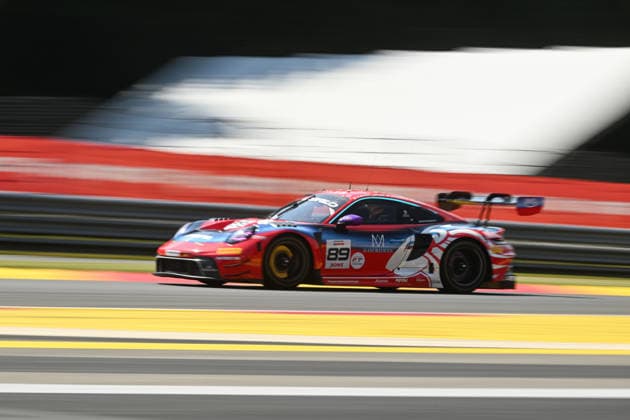 AUTOMOBILE : 24 Heures de SPA Francorchamps - 26 06 2026 89 Lionspeed GP - PK Motorsport (GER) Porsche 911 GT3 R EVO (BRONZE) driven by Alex FONTANA (SUI) Bashar MARDINI (UAE) Patrick KOLB (GER) Axcil JEFFERIES (ZWE), during the CrowdStrike 24 Hours of SPA, 4th round of the GT World Challenge Europe Championship (SRO) on the Spa-Francorchamps circuit in Belgium The 25th June 2026. SPA-FRANCORCHAMPSBelgium  Copyright: xMPSxAGENCYx