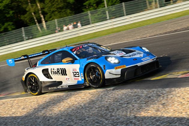 AUTOMOBILE : 24 Heures de SPA Francorchamps - 26 06 2026 123 Muehlner Motorsport (BEL) Porsche 911 GT3 R (992) EVO (BRONZE) driven by Tobias MÜLLER (GER) Bayley HALL (AUS) Armand FUMAL (BEL) Andres LATORRE (AUS), during the CrowdStrike 24 Hours of SPA, 4th round of the GT World Challenge Europe Championship (SRO) on the SPA Francorchamps circuit in Belgium The 25th June 2026. SPA-FRANCORCHAMPSBelgium  Copyright: xMPSxAGENCYx