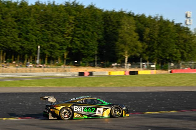 AUTOMOBILE : 24 Heures de SPA Francorchamps - 26 06 2026 111 CSA Racing (FRA) McLaren 720S GT3 EVO (GOLD) driven by James KELL (GBR) Arthur ROUGIER (FRA) Simon GACHET (FRA) Jim PLA (FRA), during the CrowdStrike 24 Hours of SPA, 4th round of the GT World Challenge Europe Championship (SRO) on the Spa-Francorchamps circuit in Belgium The 25th June 2026. SPA-FRANCORCHAMPSBelgium  Copyright: xMPSxAGENCYx