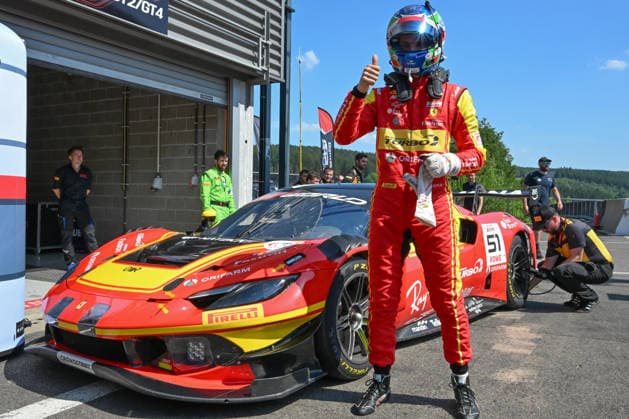 AUTOMOBILE : 24 Heures de SPA Francorchamps - 26 06 2026 51 AF Corse (ITA) Ferrari 296 GT3 EVO (PRO) driven by Alessio ROVERA (ITA) Nicklas NIELSEN (DEN) Tommaso MOSCA (ITA), during the CrowdStrike 24 Hours of SPA, 4th round of the GT World Challenge Europe Championship (SRO) on the SPA Francorchamps circuit in Belgium The 26th June 2026. SPA-FRANCORCHAMPSBelgium  Copyright: xMPSxAGENCYx