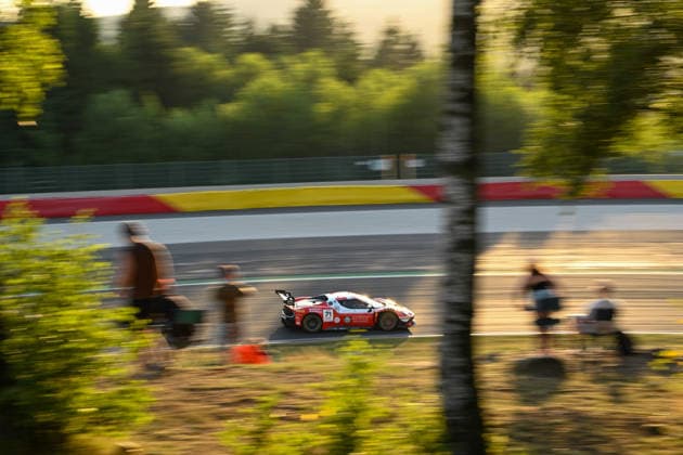AUTOMOBILE : 24 Heures de SPA Francorchamps - 26 06 2026 71 Selected Car Racing (DEN) Ferrari 296 GT3 EVO (GOLD) driven by Frederik SCHANDORFF (DEN) Malte EBDRUP (DEN) Simon BIRCH (DEN) Conrad LAURSEN (DEN), during the CrowdStrike 24 Hours of SPA, 4th round of the GT World Challenge Europe Championship (SRO) on the Spa-Francorchamps circuit in Belgium The 25th June 2026. SPA-FRANCORCHAMPSBelgium  Copyright: xMPSxAGENCYx