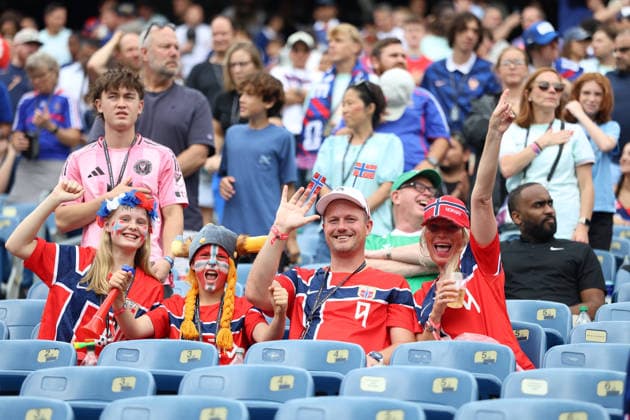 Norway s supporters react ahead of a FIFA 2026 World Cup soccer match between Norway and France at Boston Stadium, USA, 26 June 2026. Norway vs France !ACHTUNG: NUR REDAKTIONELLE NUTZUNG!  Copyright: xOctavioxGuzmánx GRAF6566 20260626-55020721934_1