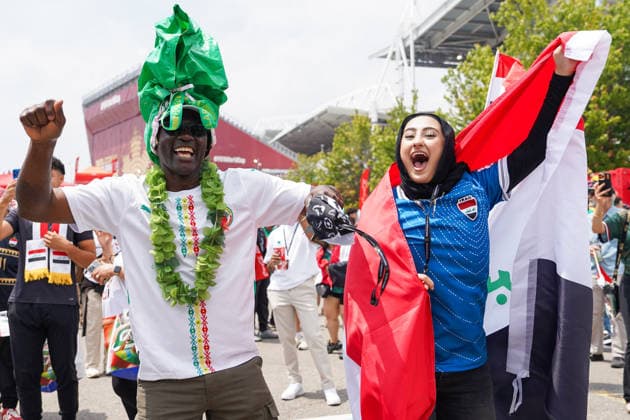 Football, 2026 FIFA World Cup, Senegal v Iraq, fans before the match