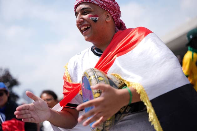 Ahead of Senegal v Iraq - FIFA World Cup, WM, Weltmeisterschaft, Fussball 2026 TORONTO, CANADA - JUNE 26 : Fans arrive at Toronto Stadium (BMO Field) for the Group I match between Senegal and Iraq at the 2026 FIFA World Cup in Toronto, Ontario, Canada on June 26, 2026. Mert Alper Dervis Anadolu Ontario Canada. Editorial use only. Please get in touch for any other usage.  Copyright: x2026xAnadoluxMertxAlperxDervisx