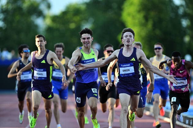 Zagreb, 260626. Sportski park Mladost. Zagreb Meeting, 76th Boris Hanzekovic memorial. In the photo: 1500m race. Photo: Damir Krajac CROPIX Zagreb Croatia Copyright: xxDamirxKrajacx dk_zagreb_meeting188-260626
