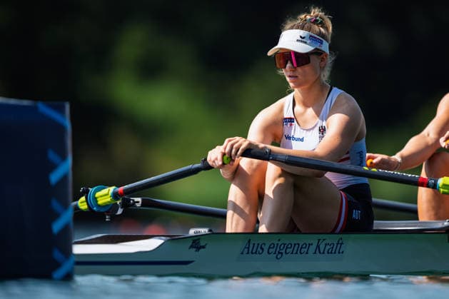 LUCERNE, SWITZERLAND - JUNE 26: Lara Tiefenthaler, Lightweight Women s Single Sculls, Austria, during the Lucerne Regatta - World Rowing Cup III at the Rotsee on June 26, 2026 in Lucerne, Switzerland. Copyright: xBEAUTIFULxSPORTS TobiasxLacknerx