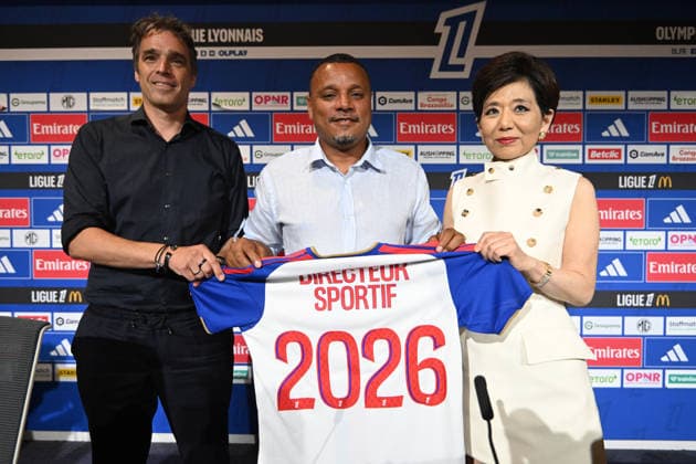 Footbal : Olympique Lyonnais - press conference, PK, Pressekonferenz - Michele Kang A few days after the hearing before the DNCG and the announcement of Michele Kang™s takeover, OL held a press conference featuring Michele Kang (President of Olympique Lyonnais) and Michael Gerlinger (General Manager of Olympique Lyonnais) to announce the appointment of Matthieu Louis-Jean as Sporting Director of Olympique Lyonnais. Lyon, June 26, 2026. LYONFrance  Copyright: xMouradxAllilix
