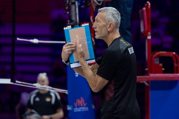VNL Belgium - Germany 26.06.2026 volleyball, Gliwice , Arena Pre Zero , Mens Volleyball Nations League 2026 FIVB VNL (siatkowka, Liga Narodow, Belgia - Niemcy ), game , match Belgium - Germany image shows: Emanuele Zanini. photo Katarzyna Plewczynska Fotostyk Copyright: xKatarzynaxPlewczynskax 20260626KAPL2947