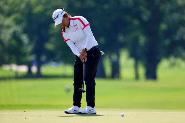 June 26, 2026, Chaska, Minnesota, United States: WEI LING HSU putts the ball at hole nine. This is the second day of the 2026 KPMG WomenÃ¢â‚¬â ¢s PGA, Golf Herren Championship at Hazeltine National Golf Course in Chaska Minnesota. Chaska United States - ZUMAt166 20260626_zsp_t166_017 Copyright: xMichaelxTurnerx