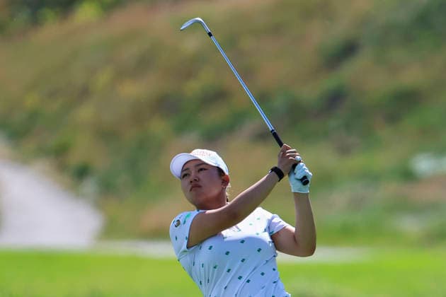 June 26, 2026, Chaska, Minnesota, United States: SOO BIN JEE hits a shot off the fairway at hole sixteen. This is the second day of the 2026 KPMG WomenÃ¢â‚¬â ¢s PGA, Golf Herren Championship at Hazeltine National Golf Course in Chaska Minnesota. Chaska United States - ZUMAt166 20260626_zsp_t166_021 Copyright: xMichaelxTurnerx