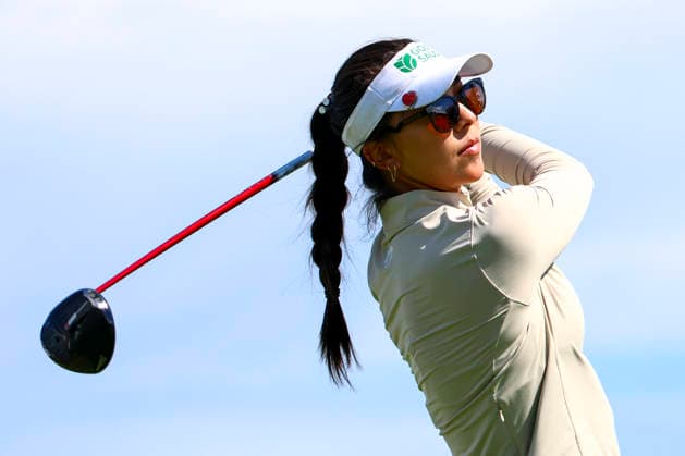 June 26, 2026, Chaska, Minnesota, United States: ALISON LEE looks on after a drive at hole eleven. This is the second day of the 2026 KPMG WomenÃ¢â‚¬â ¢s PGA, Golf Herren Championship at Hazeltine National Golf Course in Chaska Minnesota. Chaska United States - ZUMAt166 20260626_zsp_t166_025 Copyright: xMichaelxTurnerx