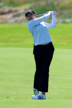 June 26, 2026, Chaska, Minnesota, United States: ROBYN CHOI hits the ball off the fairway at hole sixteen. This is the second day of the 2026 KPMG WomenÃ¢â‚¬â ¢s PGA, Golf Herren Championship at Hazeltine National Golf Course in Chaska Minnesota. Chaska United States - ZUMAt166 20260626_zsp_t166_027 Copyright: xMichaelxTurnerx